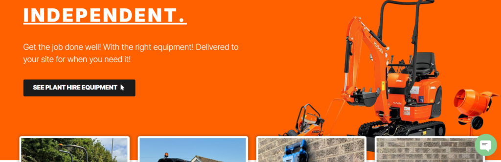 RTS Plant Hire Ltd Further down page scroll through designed by The Marvellous marketing Co Limited